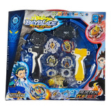 Juguete Lanzador Trompos Colores Arena Pelea Beyblade Niños