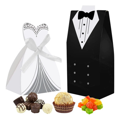 100pz Dulceros Para Boda, Cajitas Cajas Novios, Dulces | MercadoLibre