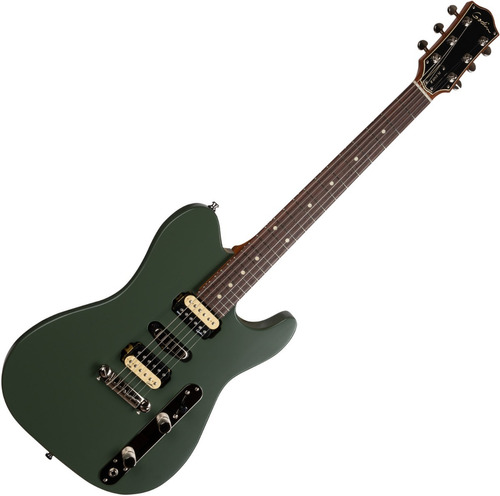 Guitarra Eléctrica Godin Radium Matte Green Con Funda Oferta