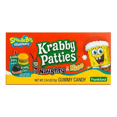 Gomitas Krabby Patties Bob Esponja Naughty Or Nice Navidad | MercadoLibre