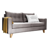 Sillon Sofa 2 Cuerpos Nordico Escandinavo Línea Premium Lino