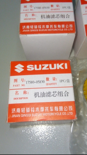 Filtro De Aceite Original Para Moto Suzuki Gn En Best Otras  Foto 2