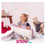 Travesseiro Snow® Kids - I Wanna Sleep Cor Branco