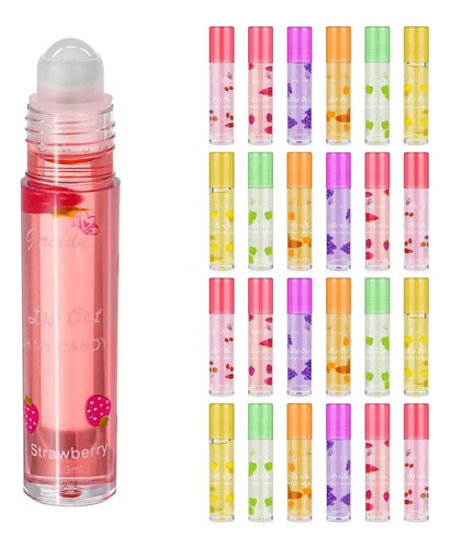 Gloss Labial Lip Oil Hidratante Batom Kit C/24 Unid Infantil