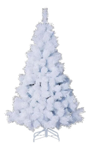 Árvore De Natal Pinheiro 1,20mt Decorativa Branca - Luxo