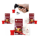 Kit 3 Henna Sobrancelha Makiaj Efeito Natural/mixer 