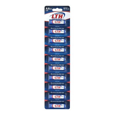 Paquete Blister 10 Pilas Aa Alcalinas 1.5v Lth Max Duracion | MercadoLibre