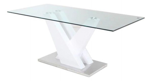 Mesa Living Comedor Vidrio Rectangular 180x90 - Vanna