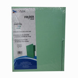 Carpeta Color Verde Pastel Caja Con 500 Piezas Tamaño Carta