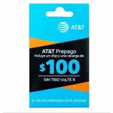 2 Chips At&t , Ilimitado Recarga De $100, ¡todas Las Ladas!