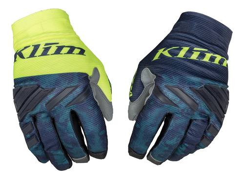 Guantes Moto Klim Xc Lite Corrosion Vivid Blue - Moto