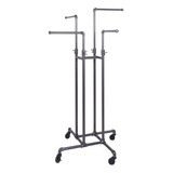 Perchero De Ropa : Resistente Rack De 4 Vías Ajustable, Colo