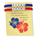 Pulseras Ohana Hermanos Familia Lilo