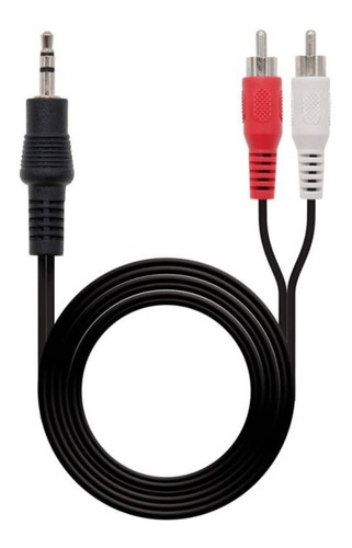 Cable Auxiliar De Audio Rca A Estéreo Plug 3.5mm 5mt