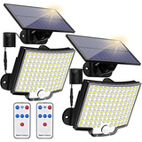 Luces Solares Exteriores, 106 Luces Led De 3000 Lm Sens...