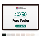 Moldura 40x60 Cm Para Quadro Arte Painel Decorativo + Petg