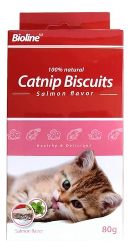 Galletas Para Gato Con Catnip Y Salmón Bioline