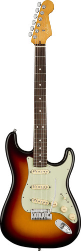 Guitarra Elétrica Fender American Ultra Stratocaster De  Amieiro Ultraburst Uretano Brilhante Com Diapasão De Pau-rosa