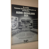 P286 Clipping Publicidad Equipos De Audio Bgh Año 1978