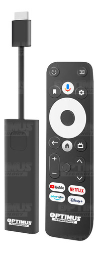 Tv Box Stick Certificado Por Google Hd 4k A 60fps Boton Apps