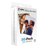 Pack 50 Hojas Zink Para Cámaras Polaroid Snap 5x7.5 Cm