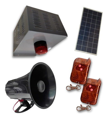 Alarma Comunitaria Lite Solar De 20w