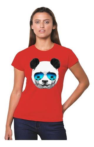 Playera Panda Mujer Animales Diseño 1533 Playeras Beloma
