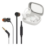 Kit Fone Jbl Tune 110 Original + Fone Sem Fio Bluetooth