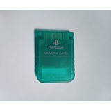 Memory Card  Playstation 1 Ps1 Original Verde