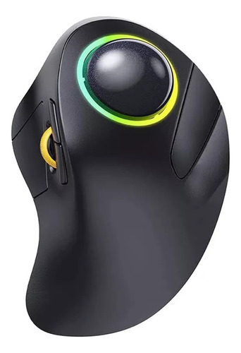 Mouse Ergonómico Inalámbrico Bluetooth Rgb Trackball