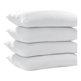 Almohadas Set X4 + Protector Antifluido, 50 X 70 Cm, 750 Gr