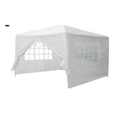 Toldo 3x3metro Carpa Gazebo Pergola Plegable Portable Blanco