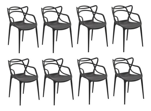 Conjunto 8 Cadeiras Allegra Pp
