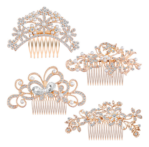 Accesorios Para El Cabello Crystal Hair Comb