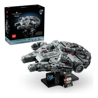 LEGO® Star Wars™ Halcón Milenario™ 75375 de colección de los personajes de Star Wars; construye la emblemática nave de Star Wars y muéstrala a todos para festejar el 25 aniversario de LEGO Star Wars | Envío gratis