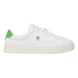 Tenis Seren Tommy Hilfiger Blanco Para Mujer-original