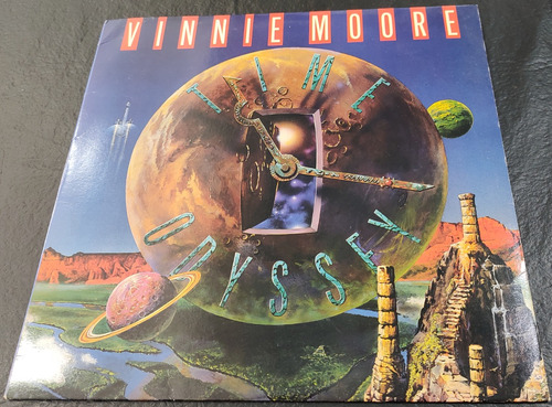 Vinnie Moore - Time Odyssey Lp Usa 1ra Edic Steve Vai Gary