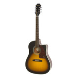 Guitarra Electro Acústica EpiPhone Aj-210ce Vintage Sunburst