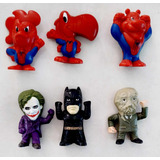 Set Figuras Kellogs Y Nestlé Spiderman Y Batman C9