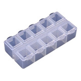 Caja Organizadora Mini 10 Divisiones De Plástico 9x4.5x2cm