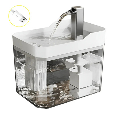 Fuente De Agua Automática 1.5l Con Filtro Para Perros Ygatos | MercadoLibre