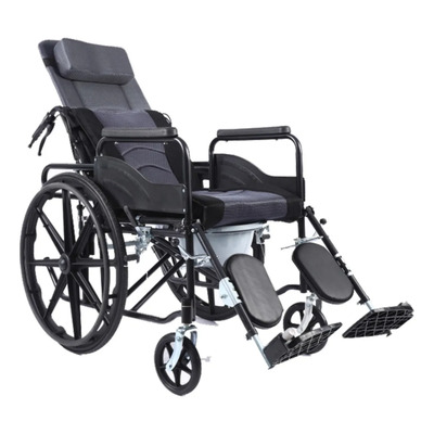 Andafacil Silla De Ruedas 3 En 1 Para Adulto Reclinable Color Negro | MercadoLibre