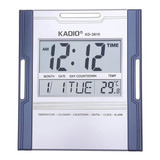 Reloj Digital Kadio De Pared O Mesa Con Temperatura Y Fecha