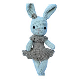 Muñeco De Apego Amigurumi Coneja Tejido Al Crochet