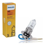 Lâmpada H3 Farol Alto Baixo Neblina Philips Standard 12v 55w