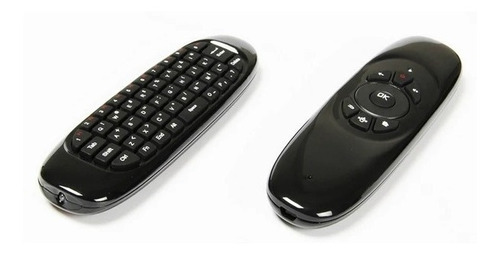 Control Inalámbrico Con Teclado Smart Tv Air Mouse Giroscopi