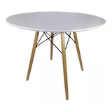 Mesa 80cm Eiffel Jantar Tampo Mdf Eames Charles Pe Palito