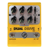 Overdrive Duplo - Drive, Tone, Level - 9v - Made In Brazil