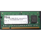 Memoria Ram Laptop Ddr2 512mb 5300 461948-001 U916764b24qcfw