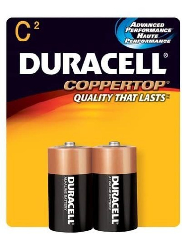 Tamaño De La Batería C 1,5 V Alcalinas Tarjeta Duracell 2